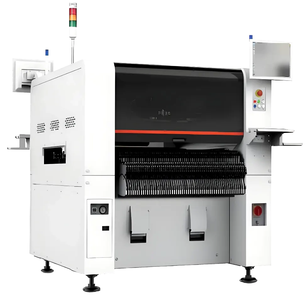 SMT component placement machine shown in the company equipment reference