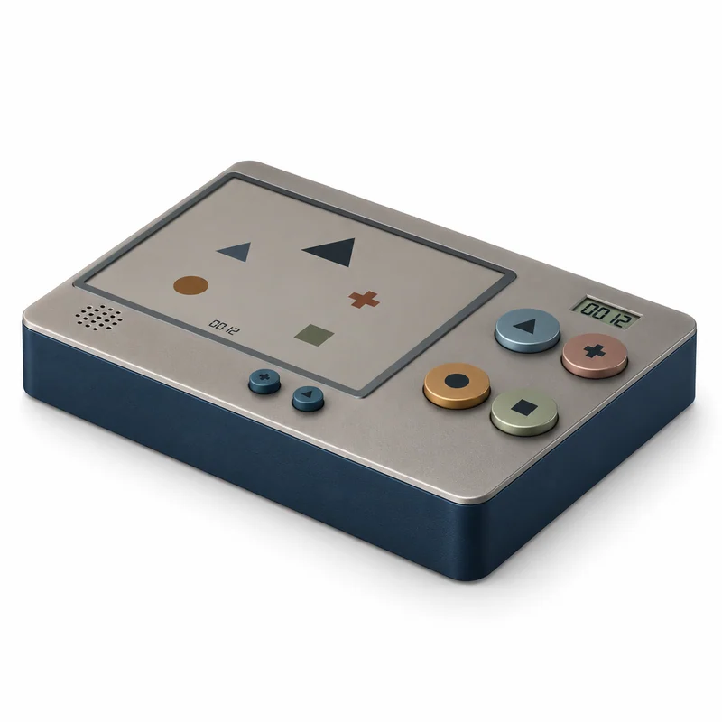 Digital concept rendering of Logic Harbor, logic harbor card workbench. Not a physical prototype.