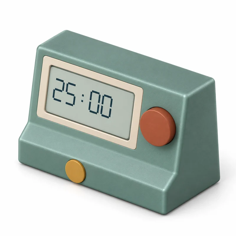 Digital concept rendering of TimePebble, timepebble visual interval timer. Not a physical prototype.