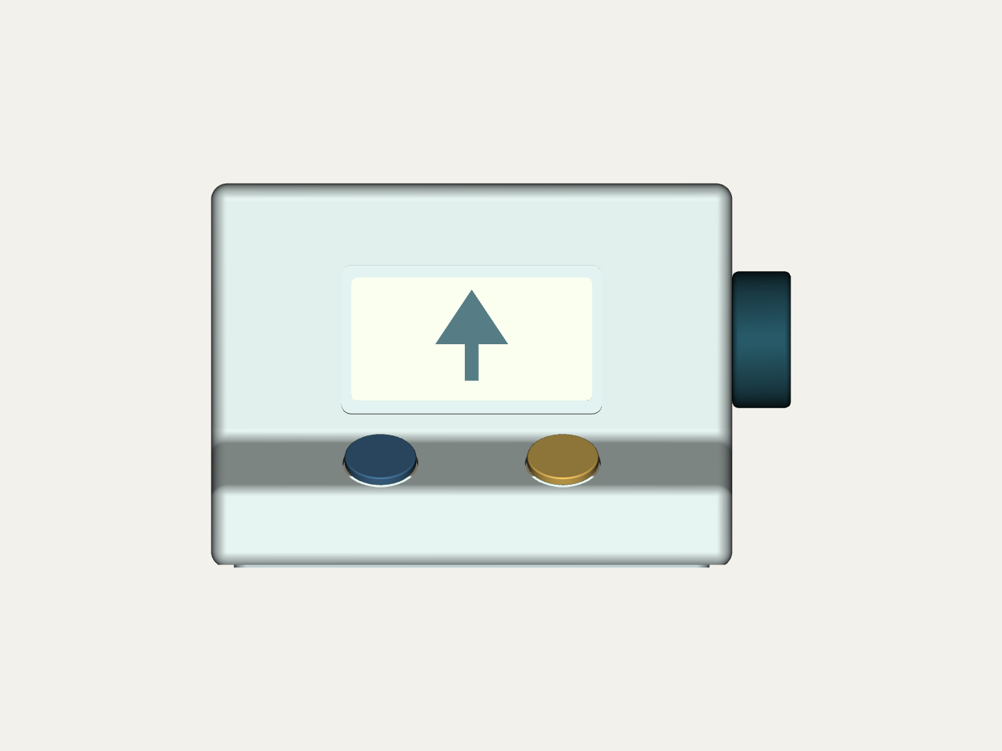 Front view of the Picture Harbor digital concept. Proposed form, not a physical prototype.