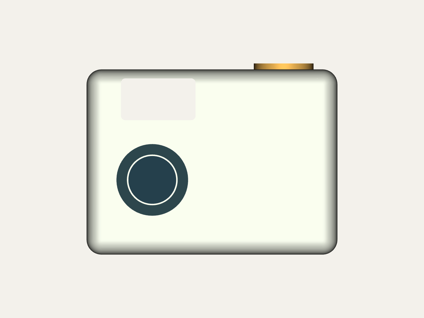 Front view of the PocketArc digital concept. Proposed form, not a physical prototype.