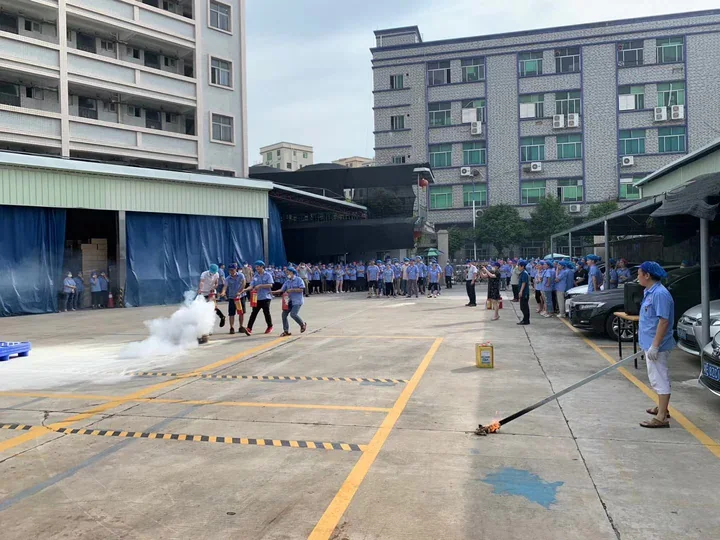 Factory fire-safety drill — photograph 5