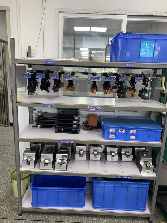 A designated home for tools and materials